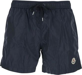 Moncler Beachwear, male, Blue, Size: S Swimsuit