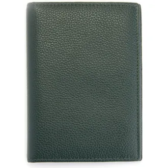 Royce Leather RFID Leather Passport Case in Dark Green at Nordstrom