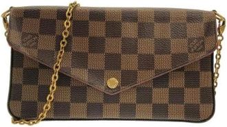 Louis Vuitton Pre-owned Pochette Felicie Damier Borsa a Spalla - - Pre-owned - Donna - Marrone - ONE SIZE