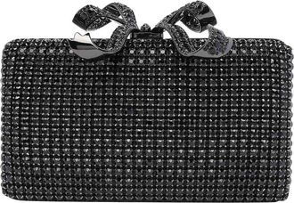 Self Portrait Crystal Box Clutch