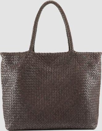Officine Creative Raquel 002 Tote Bag in Dark Brown at Nordstrom