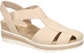 Easy Street Freeport Espadrille Wedge Sandal in Bone at Nordstrom Rack, Size 6.5