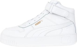 Puma Witte Leren Hoge Sneakers - Dames - Sneakers - Wit - 41 EU - Schoenen