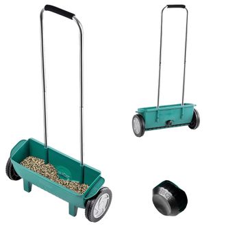 OEM Carro De Jard&iacute;n, Capacidad De 12 Litros, Material Pl&aacute;stico De Alta Calidad, Dise&ntilde;o Ergon&oacute;mico, Cuatro Ruedas Resistentes, Color Verde