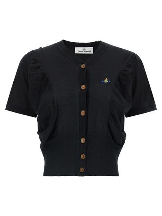 Vivienne Westwood Black Wool Womens Cardigan