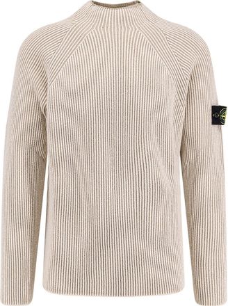 Stone Island Certified Virgin Wool And Cotton Sweater
