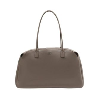 Courr&egrave;ges Xxl Strip Shoulder Bag - female - Courr&egrave;ges - Shoulder Bags - Brown - ONE SIZE - Bags