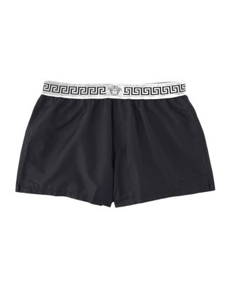 Versace Black Greek Key Belt Underwear