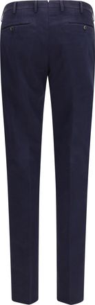 Pantaloni Torino Mens Cotton Pants Blu Notte Elastane Elastane; Trousers