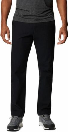 Columbia Mens Columbia Flex ROC 1792581-011 Pants Black Flat Front Straight Leg JZZ533
