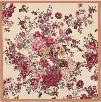 Mango Foulard stampa floreale grezzo - Donna - Taglia unica - MANGO
