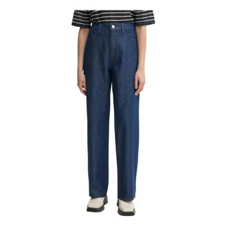 Theory Jeans Rectos de Cintura Alta - Jeans - Mujer - Azul - W28