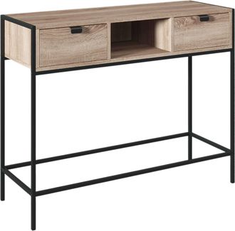 5five Simply Smart 5five Simply Smart - Five Consola aliaj De Madera Y Metal, 100x35x80 Cm - Beige - Beige