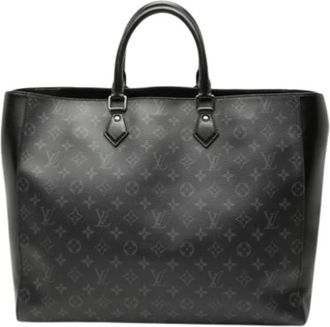 Louis Vuitton Pre-owned Tote Bags, male, Black, Size: ONE SIZE Pre-owned Grand Sac Tote