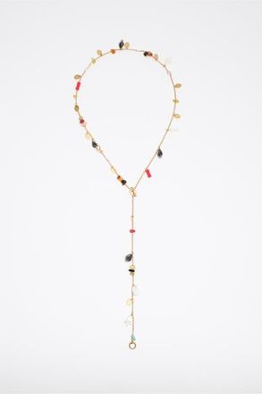 Bimba & Lola Aged Necklace With Stones And Shells in Gold at Nordstrom