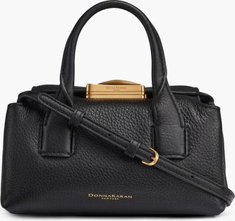 DKNY Amagansett Mini Satchel in Blk/gold at Nordstrom