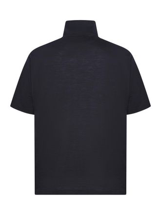 low brand Half-Turtleneck Wool Sweater - Navy
