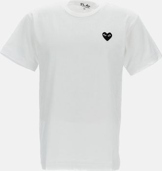 Comme Des Gar&ccedil;ons T-shirt Emblem Cuore Nero