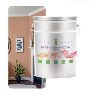 OEM Pintura Cer&aacute;mica Para Paredes, Lavable, Beige C&aacute;lido, 5 L, Resistente A Las Manchas