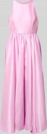 Vero Moda Midikleid mit Rundhalsausschnitt Modell ELLINA in Rosa, Gr&ouml;&szlig;e 34