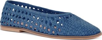 Rag & Co. Miyako Woven Leather Ballet Flat in Blue at Nordstrom Rack, Size 10