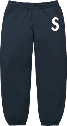 SUPREME Trainingsbroek met logoprint - Blauw
