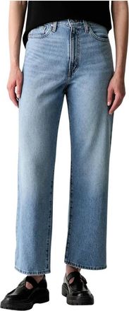 Levi's Straight Jeans - Dames - Regular Fit Jeans - Blauw - W28 L31 - Jeans