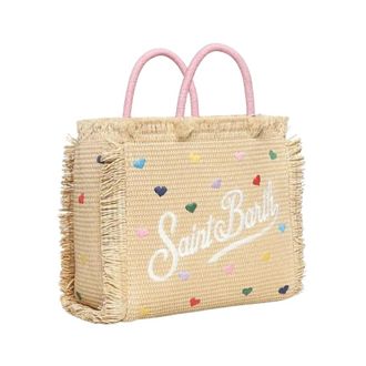 MC2 Saint Barth Colette Straw Bag - female - MC2 Saint Barth - Mini Bags - Pink - ONE SIZE - Bags