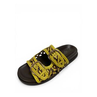 Gioseppo Sliders, female, Yellow, Size: 11 US Kongwa Pantolette