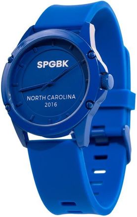 Springbreak Watches Blueberry Silicone Strap Watch, 44mm in Royal Blue at Nordstrom