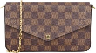 Louis Vuitton Brown Damier Ebene Pochette Felicie