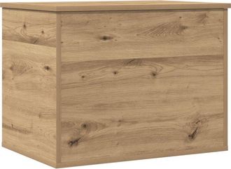 vidaXL Storage Box Artisan oak 60 x 42 x 46 cm Engineered Wood Vidaxl