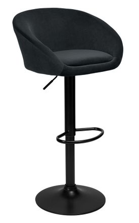 OEM Taburete De Bar Paterson, Terciopelo Negro
