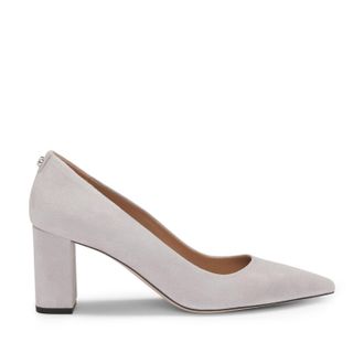 HUGO BOSS Womens Janet Suede Pumps in Grey - Size UK 6