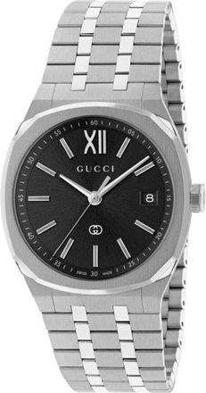 Gucci Gucci 25H Black Dial Unisex Watch YA163438