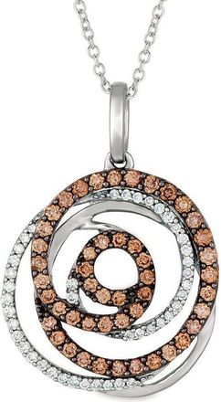 Le Vian Ladies Chocolate Diamonds Fashion Pendant in 14k Vanilla Gold