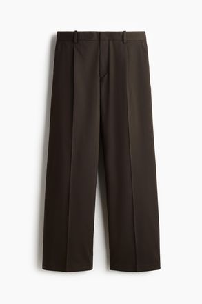 H&M Elegante Hose in Loose Fit - Khakigr&uuml;n