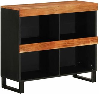 vidaXL Armario auxiliar madera maciza de acacia 85x33x75 cm Vidaxl