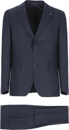 Tagliatore Blauw pak - Heren - Business pakken - Blauw - XL - Wol - Kostuums