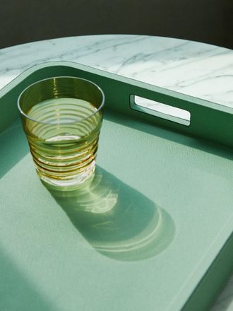 Giobagnara Polo Leather Tray (18.5in/47.5cm)