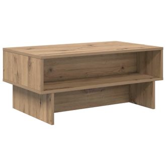 vidaXL Mesa De Caf&eacute; Roble Artesanal 80 X 46 X 35 Cm Vidaxl