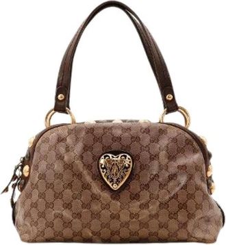 Gucci Pre-owned Le Babouska - Dames - Vintage Handtas - Bruin - ONE Size - Leer - Vintage