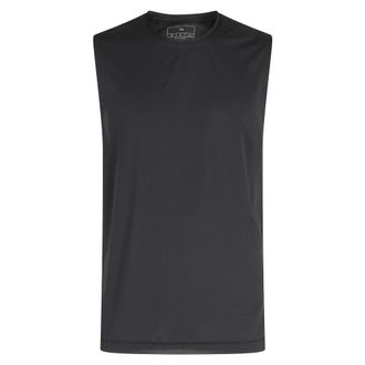 Yohji Yamamoto Sleeveless Tops, male, Black, Size: S Running Tank Top