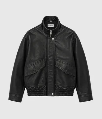 Serge Pariente Veste Cuir Flow Black