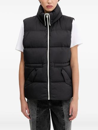 HUGO BOSS quilted high-neck vest - women - Polyester/Polyamide/Polyamide - S - Black