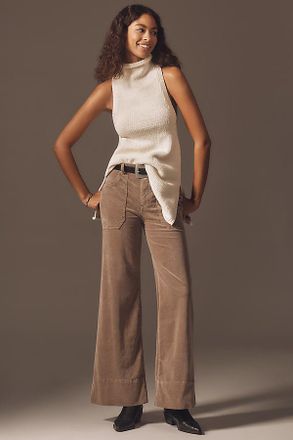 Pilcro The Rylan High-Rise Flare Jeans by Pilcro: Corduroy Edition