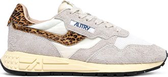 Autry Reelwind Low Sneakers with Leopard Print Accents
