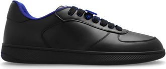 Burberry Terrace Leather Low-Top Sneakers, Brand Size 43 ( US Size 10 )