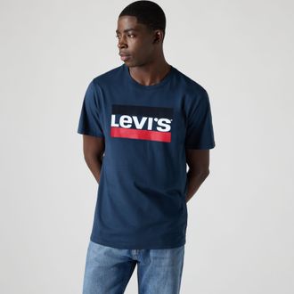 Levi's Sportswear Graphic T Shirt - Mens - 2XL - Blue