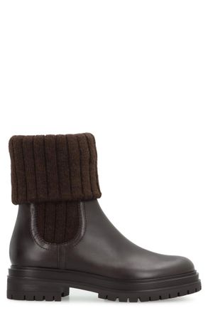 Gianvito Rossi Brown Tenney Boots